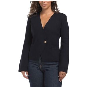 Derek Lam Black V-Neck Sweater